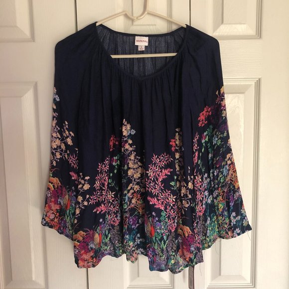 NWT Merona Bell SleeveBlouse Size S - Picture 1 of 4